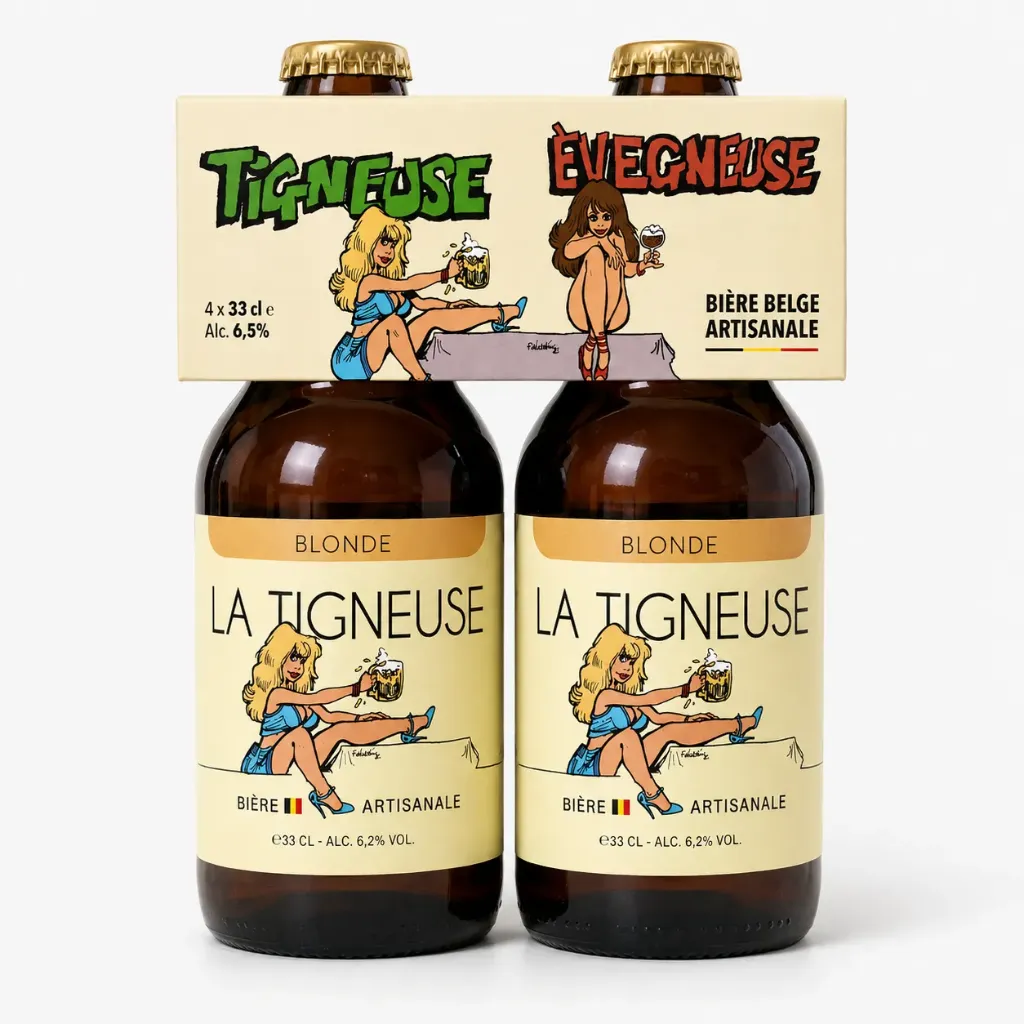 4-Pack Tigneuse Blonde